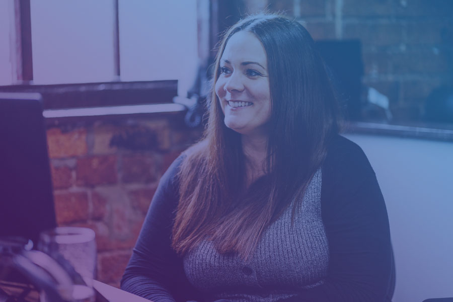 Recruitment consultant Alex Ingram at the Logic Resourcing office in Stoke-on-Trent