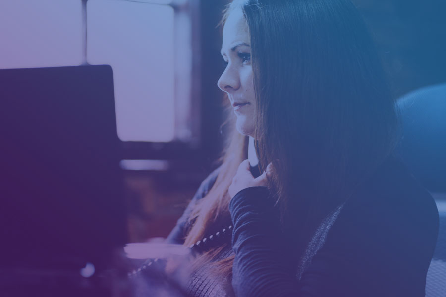 Recruitment consultant Alex Ingram at the Logic Resourcing office in Stoke-on-Trent